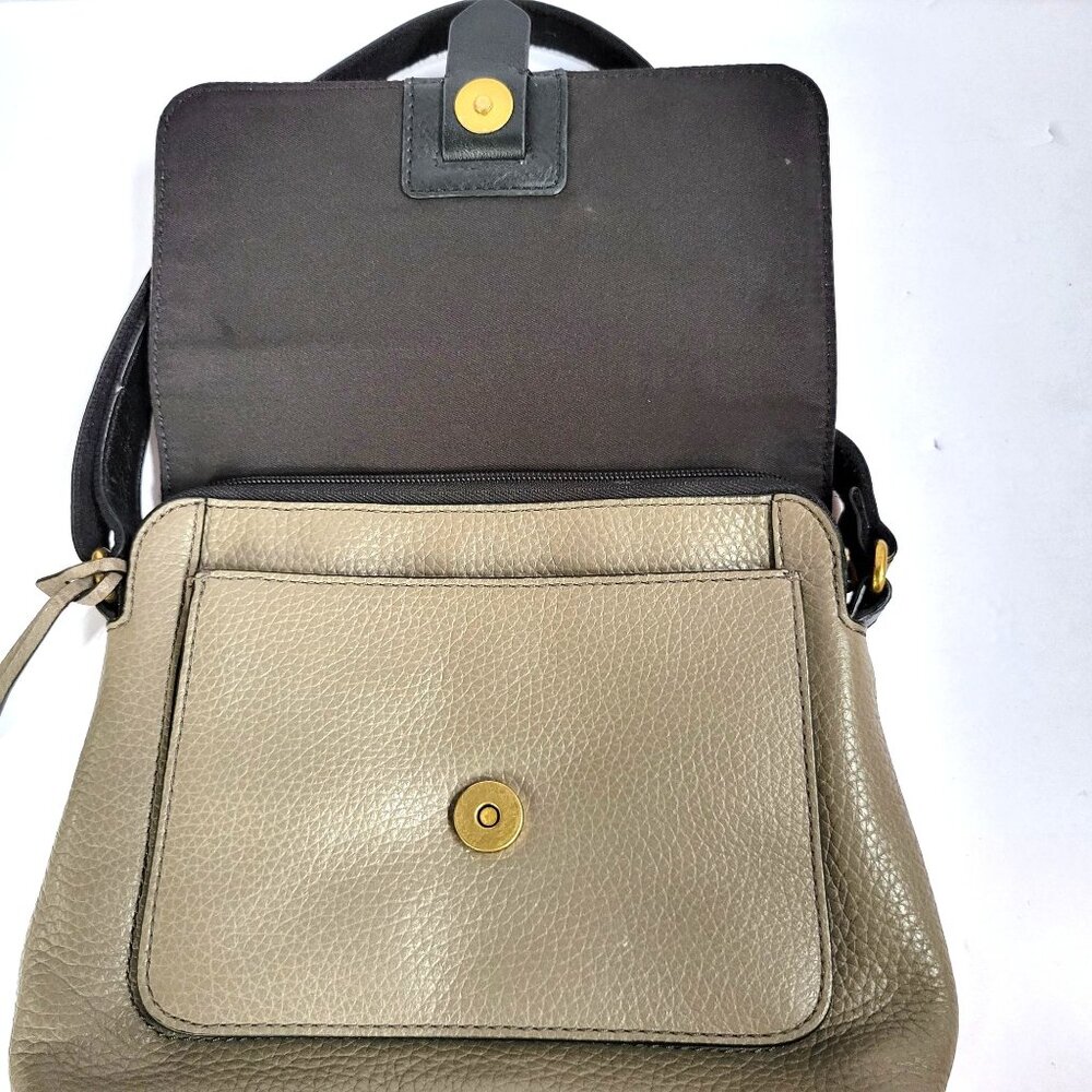 Fossil Crossbody Bag Leather Grey With Snakeskin Accents Purse ZB7804 VGC - Picture 3 of 12